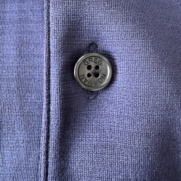 Greg Norman Play Dry Men's Short Sleeve Golf Performance Polo Shirt Navy Size XL - Picture 7 of 13